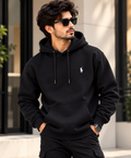 RL Men’s Black Classic Pullover Hoodie