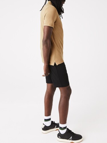 Lacoste Men Beige Original L.12.12 Slim Fit Polos