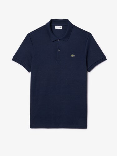 Lacoste Men Navy Regular Fit Cotton Pima Polo Shirt
