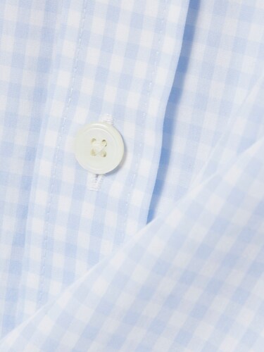 Lacoste Men White Regular Fit Short Sleeved Plaid Shirt