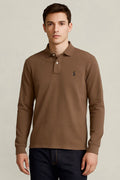 RL Collar Full Sleeve T-shirt BROWN