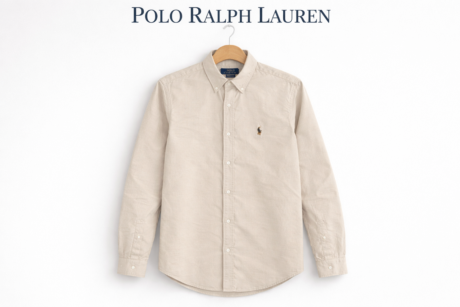 RL Classic Full Sleeve Shirt BEIGE
