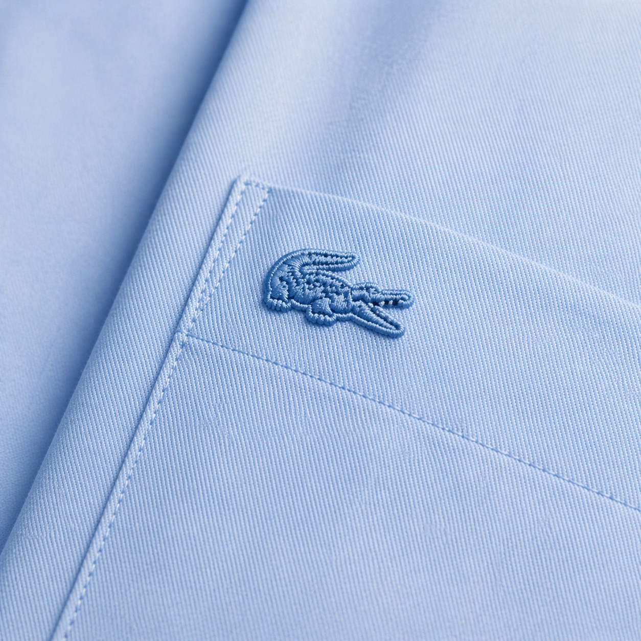 Lacoste Men Regular Fit Solid Cotton Shirt