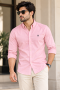 Hackett Full Sleeve Shirt Light Pink