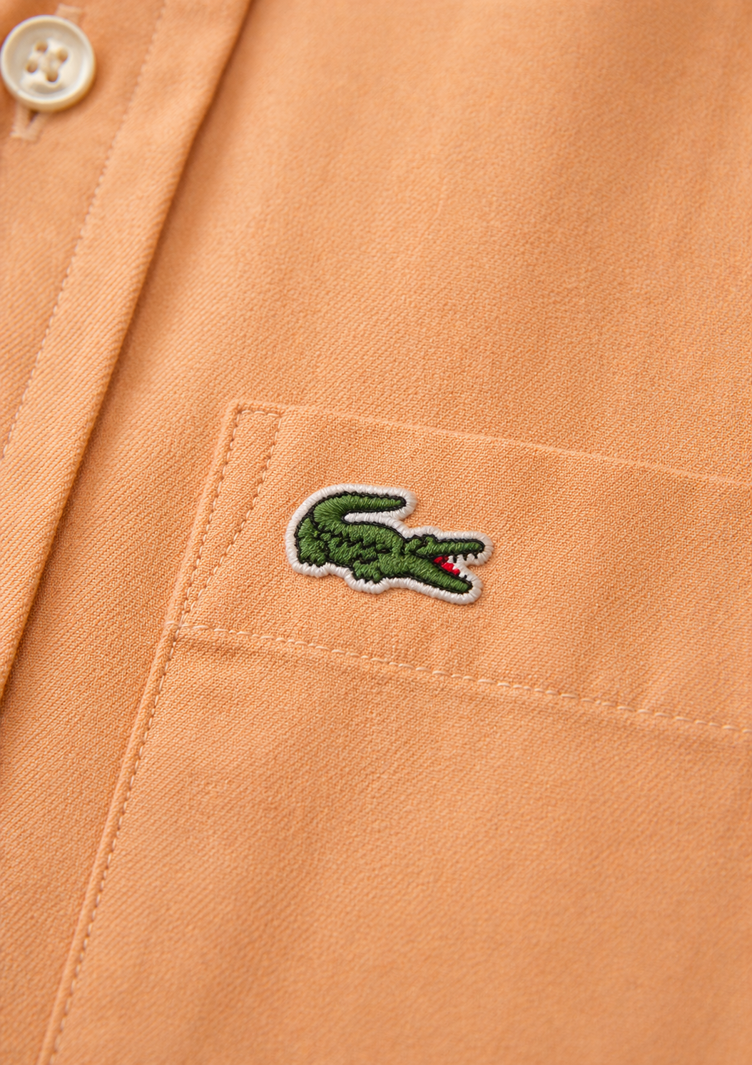 Lacoste Men Beige Regular Fit Linen Shirt