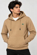 LC Beige Classic Pullover Hoodie for Men