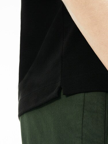 Lacoste Men Black Paris Polo Shirt Regular Fit Stretch Cotton Pique