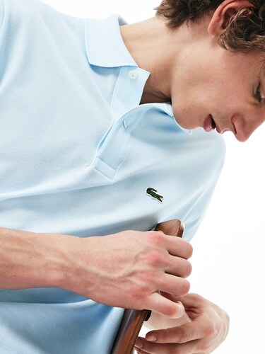 Lacoste Men Blue Lacoste Classic Fit L.12.12 Polo Shirt