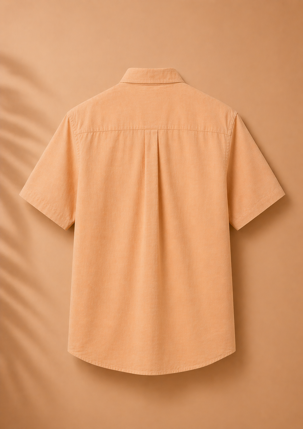 Lacoste Men Beige Short Sleeved Linen Shirt