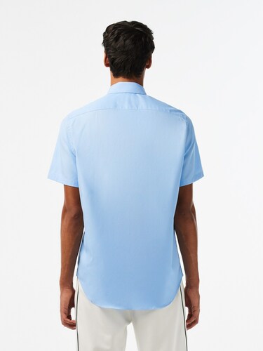 Lacoste Men Regular Fit Solid Cotton Shirt