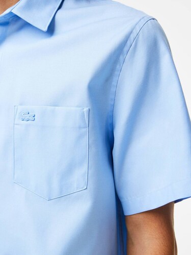 Lacoste Men Regular Fit Solid Cotton Shirt