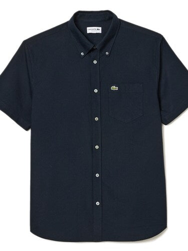 Lacoste Men Regular Fit Short Sleeved Oxford Shirt