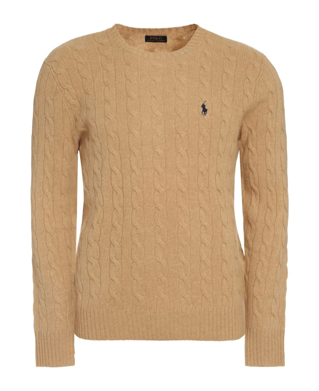 Classic Cable Knit Crew Neck Sweater