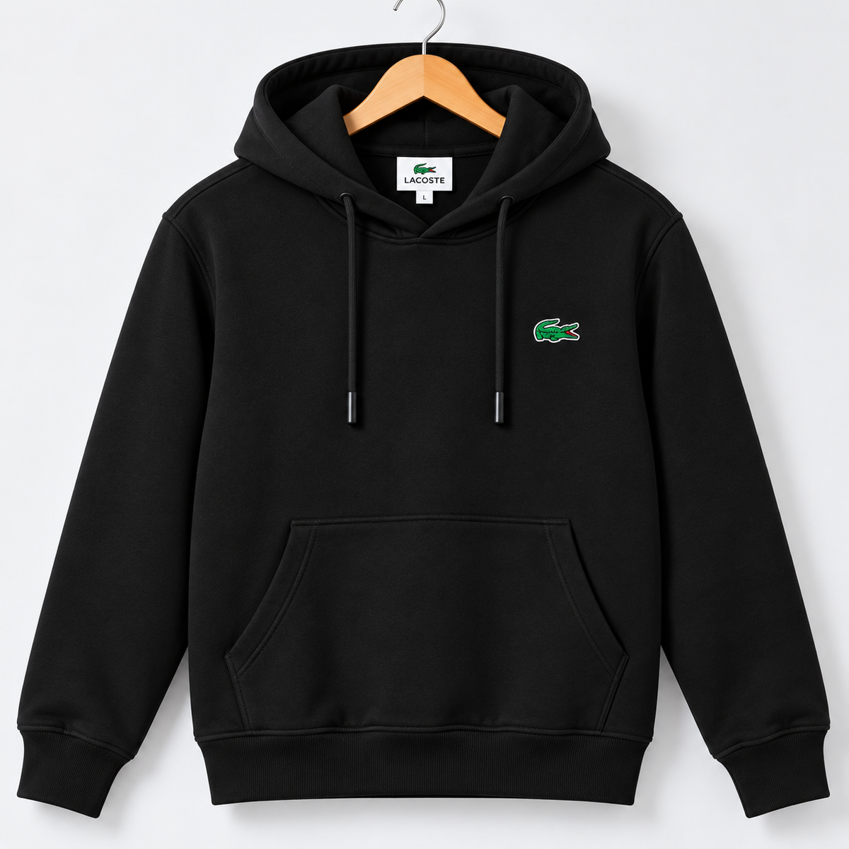 LC Black Classic Pullover Hoodie for Men