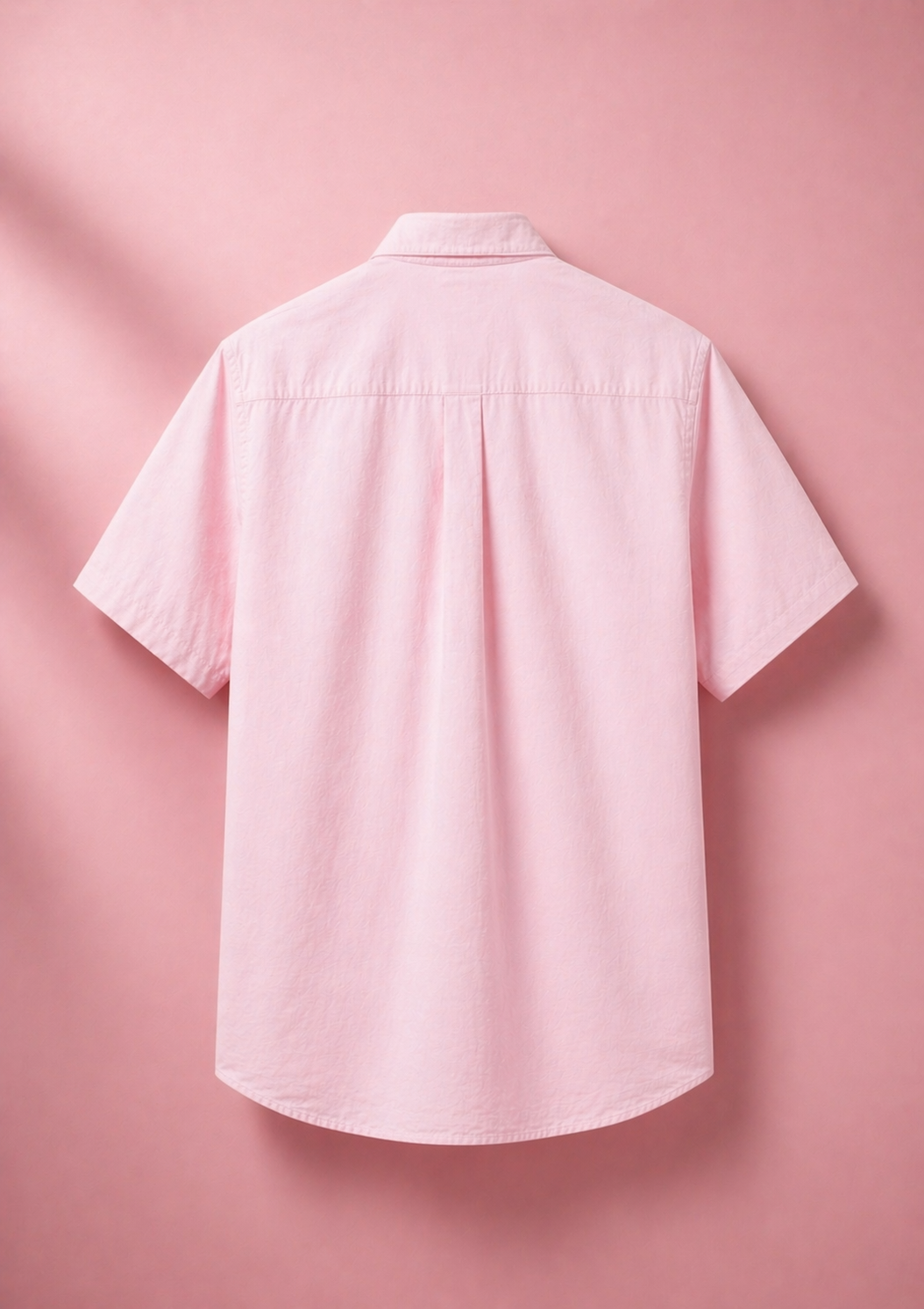 Lacoste Men Pink Regular Fit Gingham Poplin Shirt